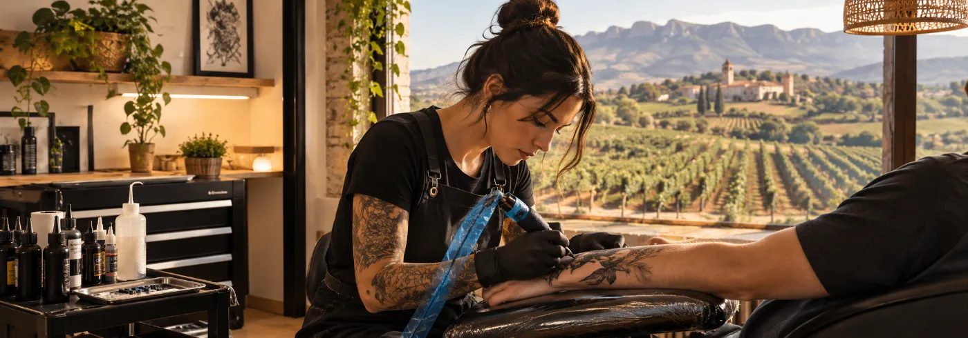 Profesional del tatuaje, el piercing y el microblading en La Rioja con el certificado higiénico sanitario